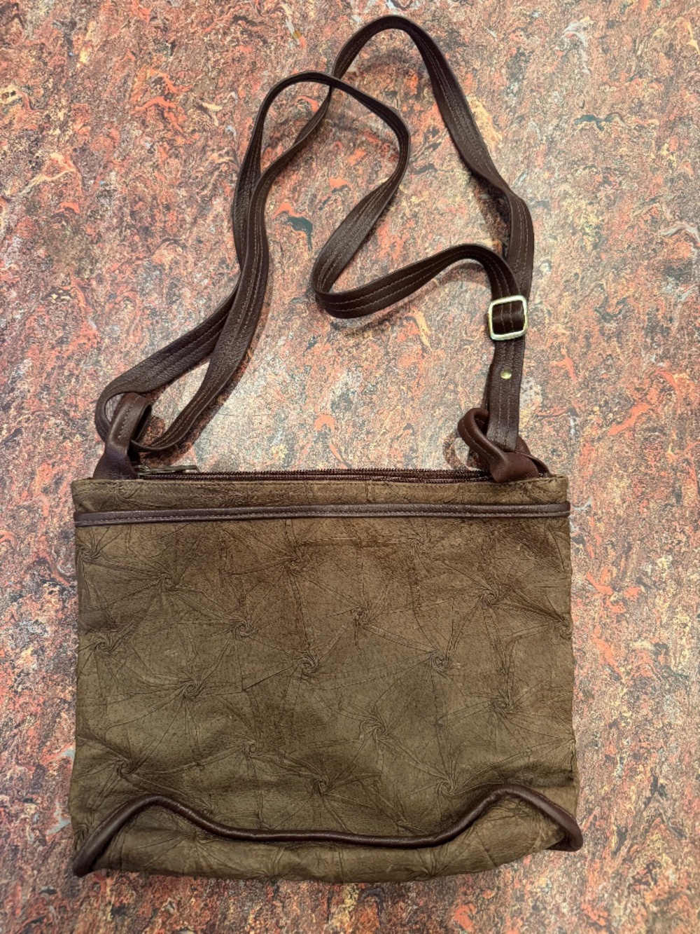 Handcrafted Leather Bag in brown